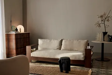 Edre sohva classic linen - Dark Stained-Natural - Ferm Living