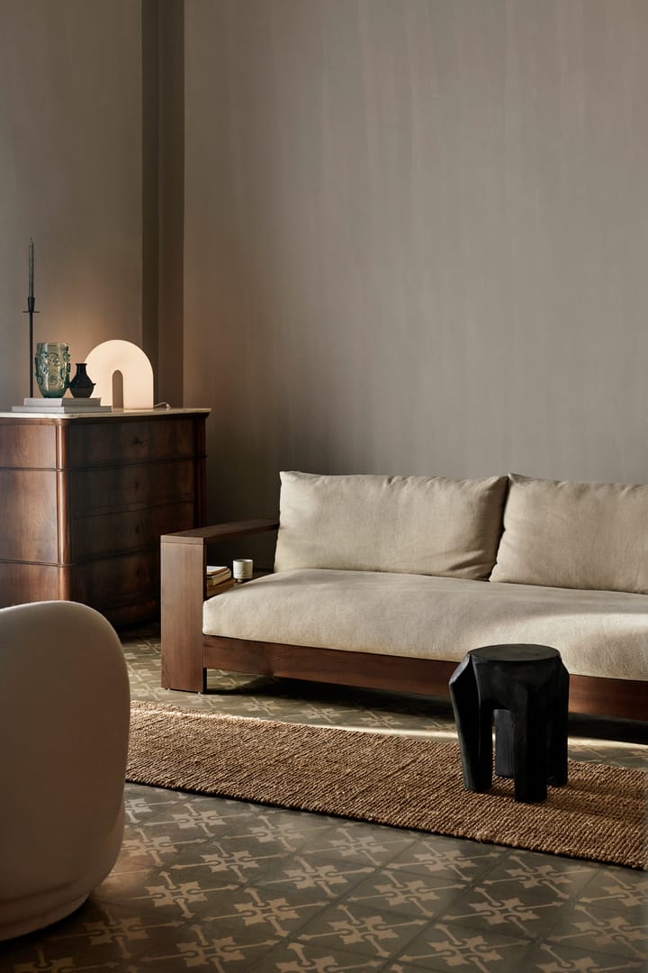 Edre sohva classic linen - Dark Stained-Natural - ferm LIVING