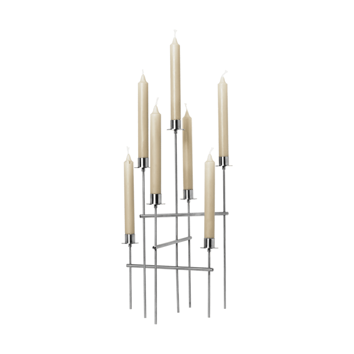 Elysia kynttilänjalka, Brushed stainless steel Ferm Living