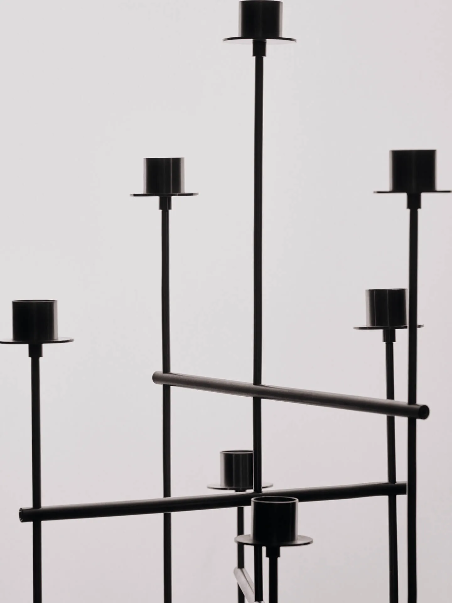 Elysia kynttilänjalka, Brushed stainless steel Ferm Living
