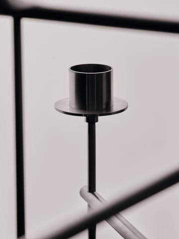 Elysia kynttilänjalka - Brushed stainless steel - Ferm Living