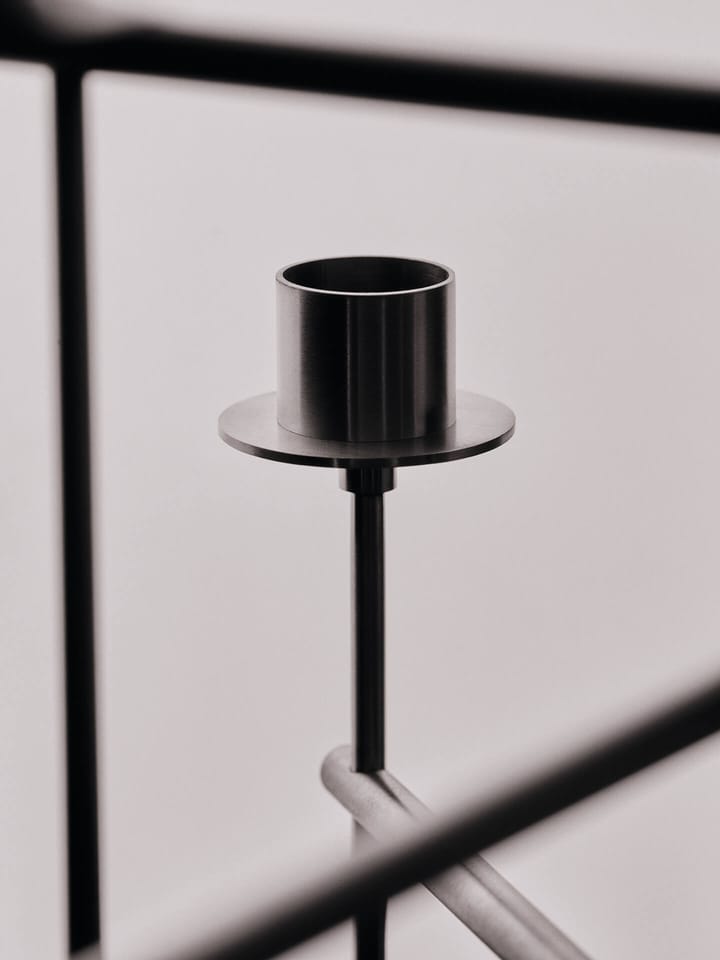 Elysia kynttilänjalka, Brushed stainless steel Ferm Living