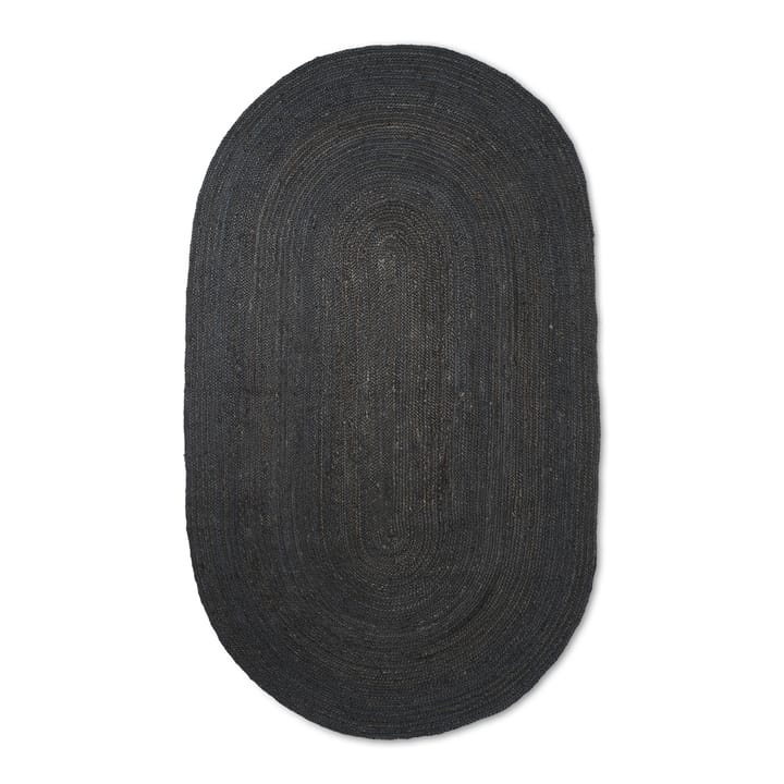 Eternal juuttimatto ovaali small - Black - Ferm LIVING