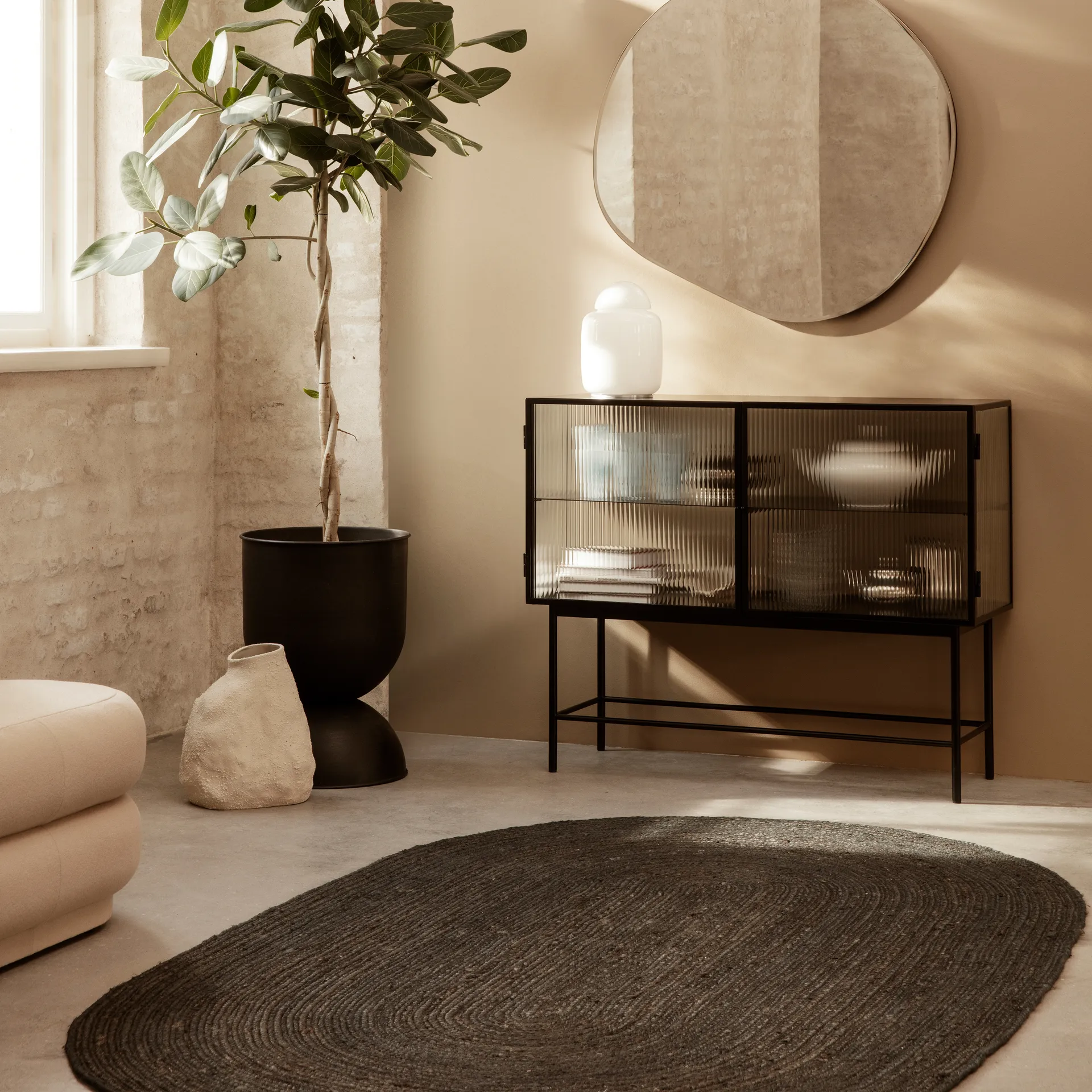 Eternal juuttimatto ovaali small, Black Ferm Living