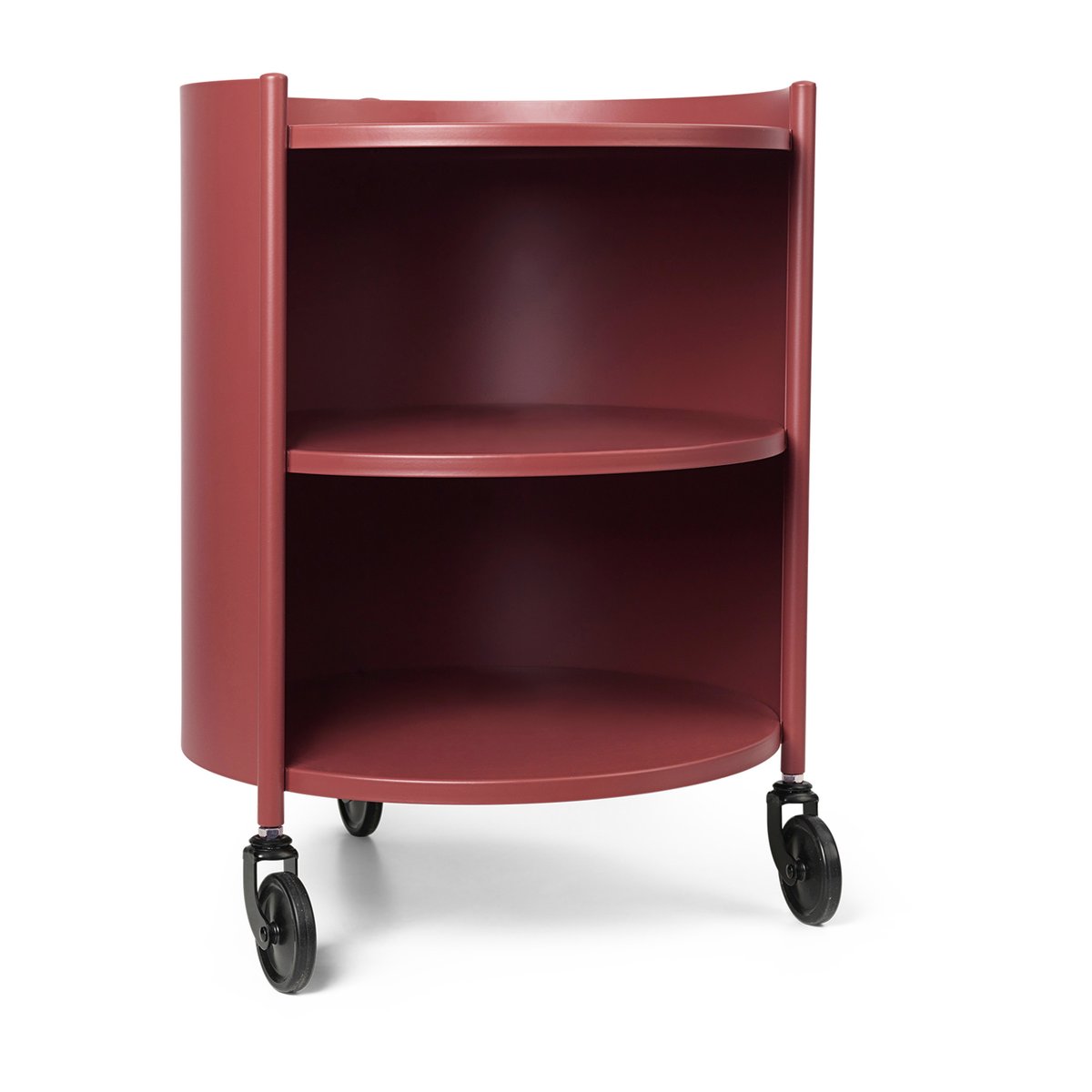 Ferm Living Eve sivupöytä Mahogany Red | Skandinaavinen Sisustus | Senkit & Sivupöydät | Punainen
