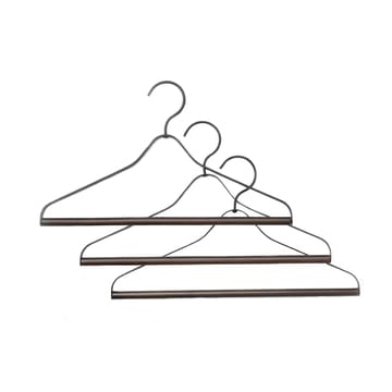 Ferm Living henkari 3- pakkaus - musta - Ferm Living