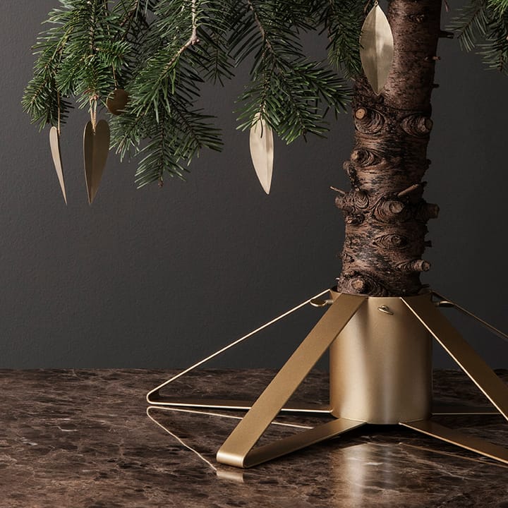 Ferm Living joulukuusenjalka, messinki Ferm Living