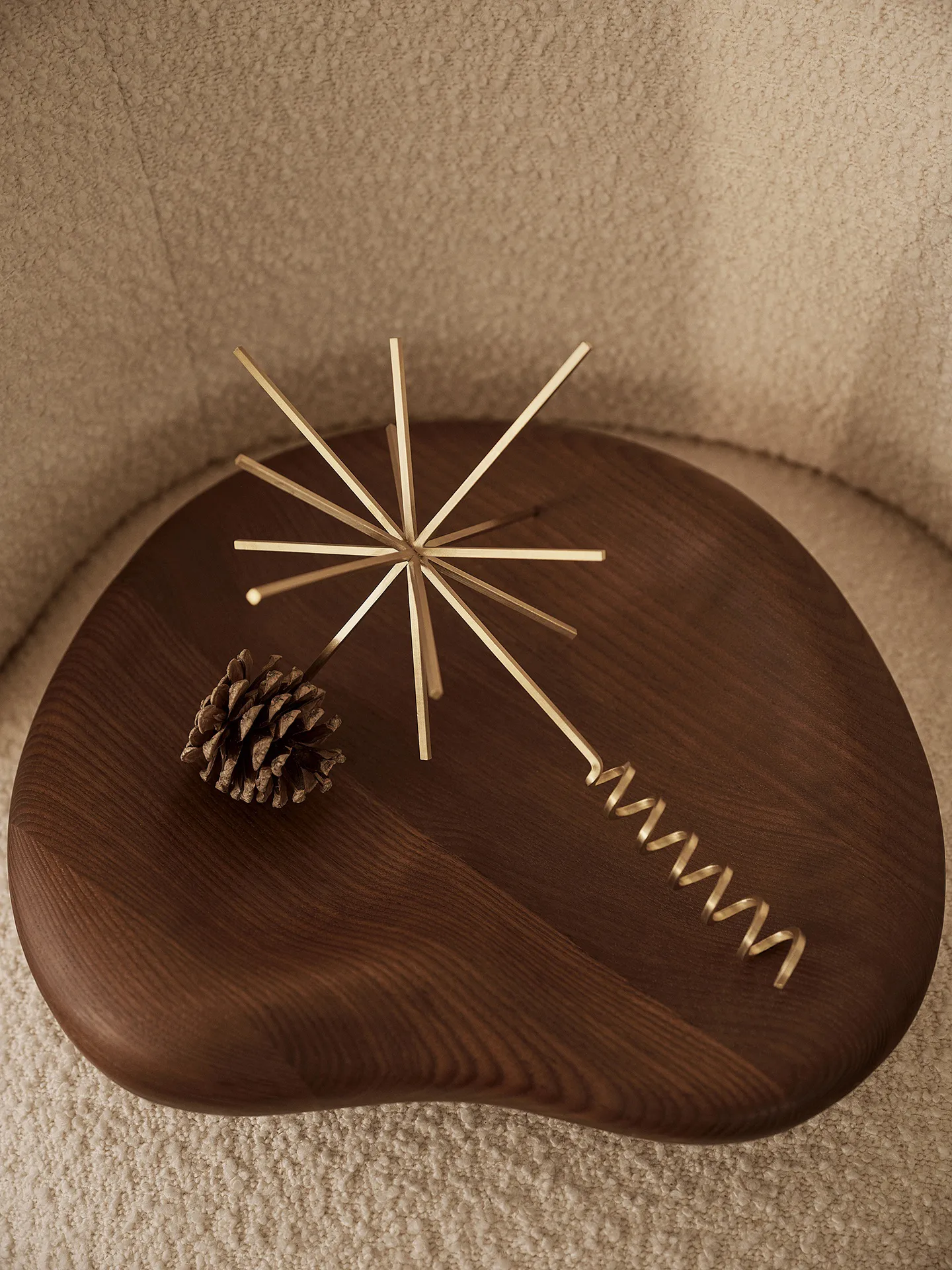 Ferm Living joulukuusentähti messinki, messinki Ferm Living