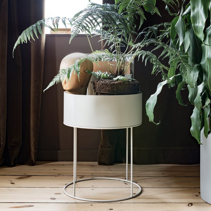 Ferm Living plant box pyöreä, Cashmere Ferm Living