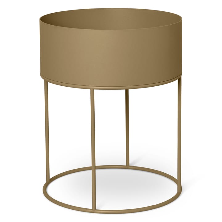 ferm LIVING plant box pyöreä - Olive - Ferm LIVING