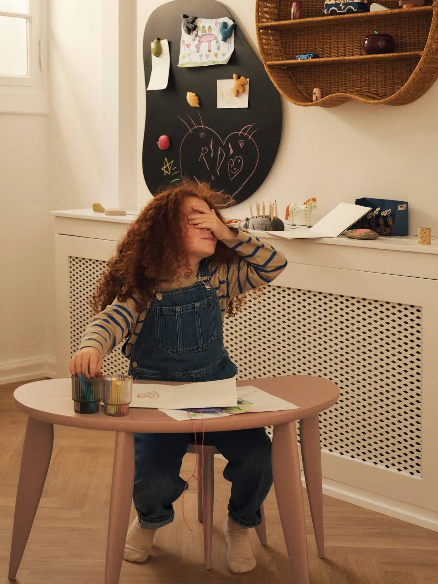 Feve kids kirjoituspöytä, ruusu Ferm Living