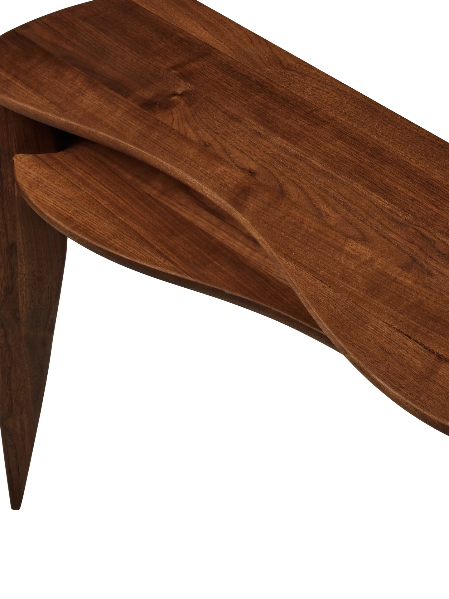 Feve konsolipöytä 100x36x85 cm, Walnut Ferm Living