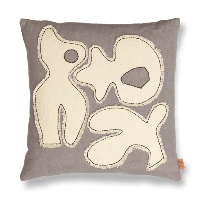 Figure tyynynpäällinen 50x50 cm - Harmaa SininenI-Off-white - Ferm LIVING