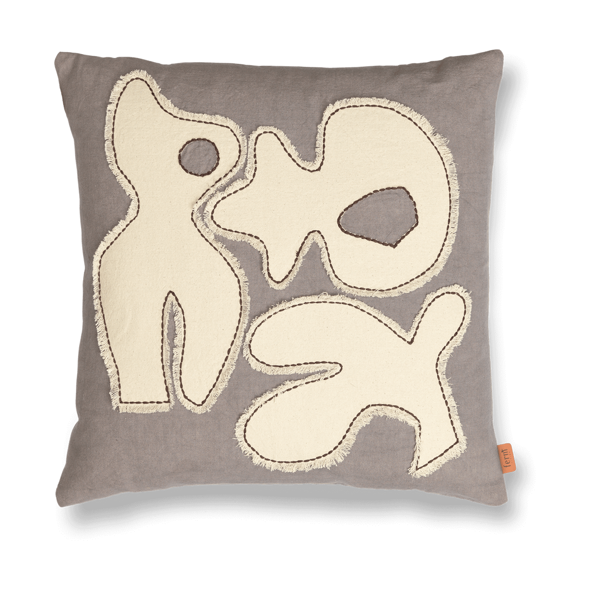 ferm LIVING Figure tyynynpäällinen 50×50 cm Harmaa SininenI-Off-white