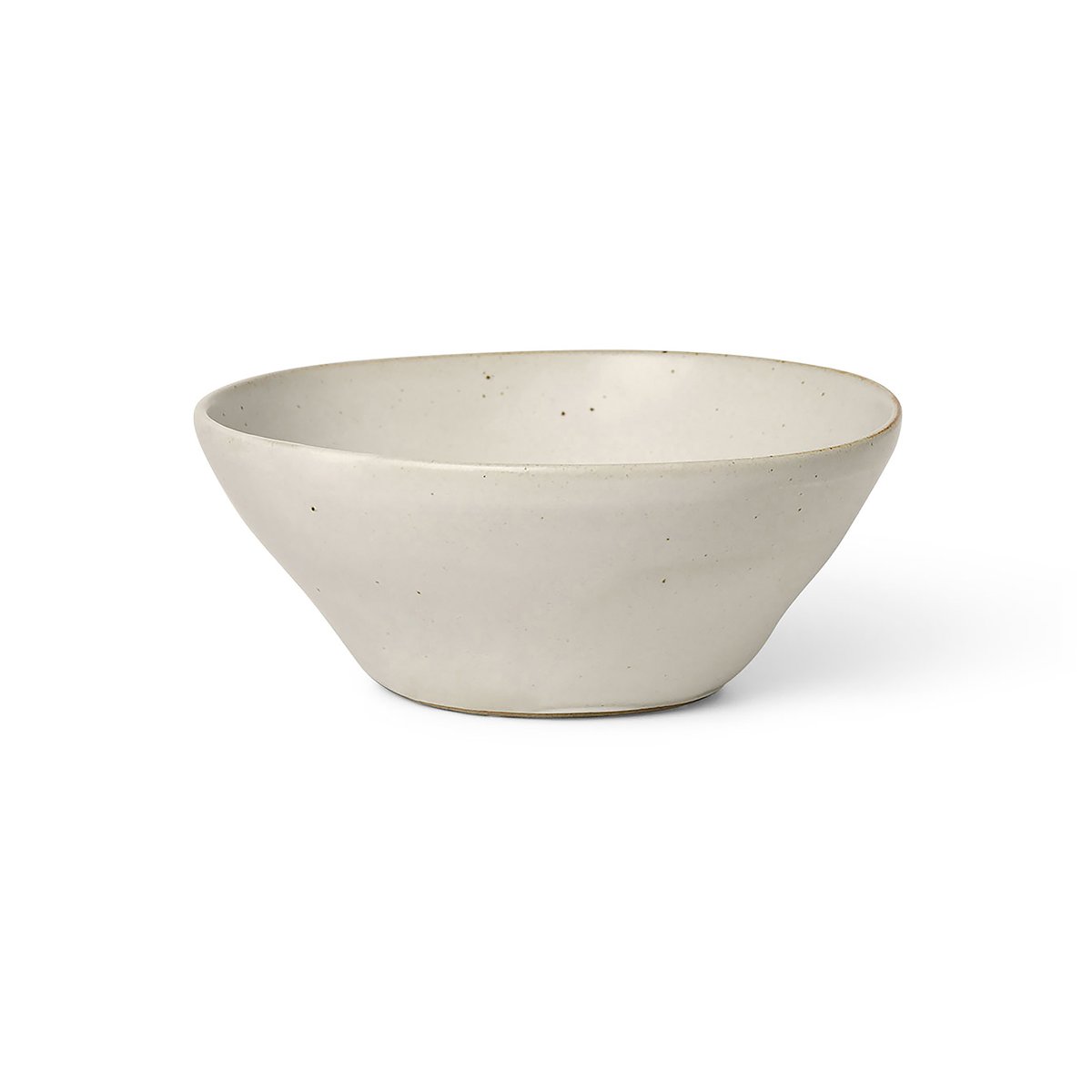 Ferm Living Flow kulho 14,5 cm Off-white speckle | Skandinaavinen Sisustus | Tarjoilukulhot | Valkoinen