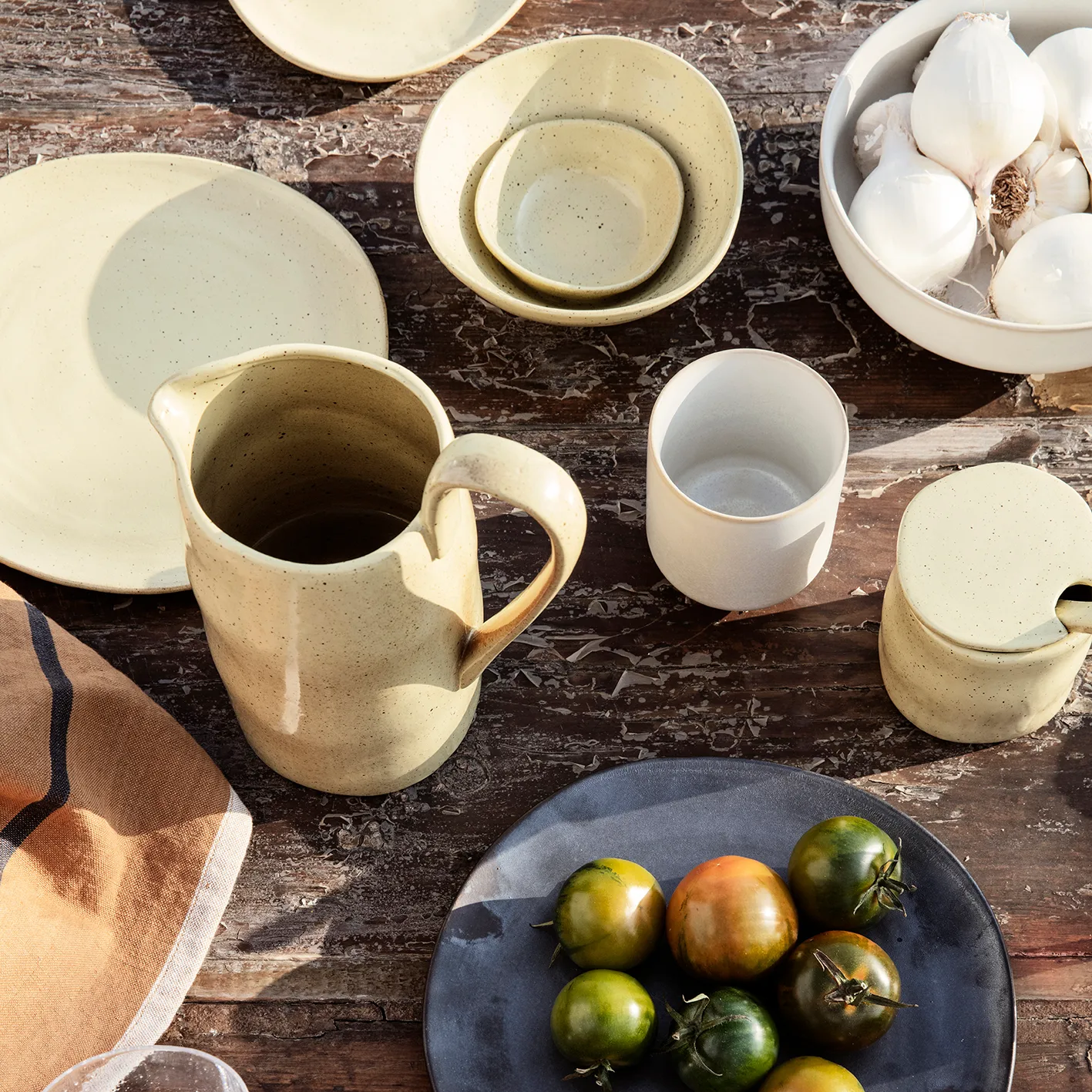 Flow kulho 9 cm, Keltakuvioinen Ferm Living