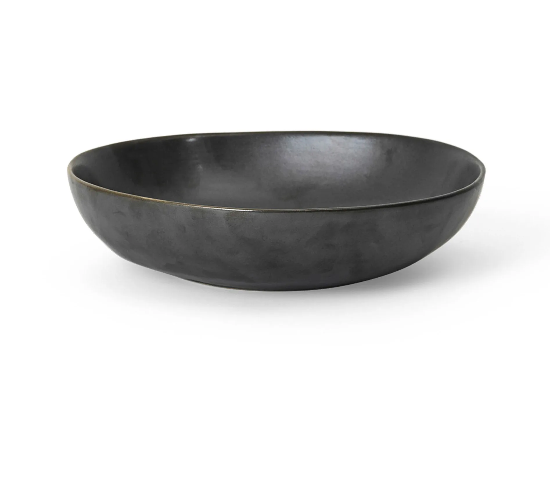 Flow kulho large Ø 19,5 cm, Black Ferm Living