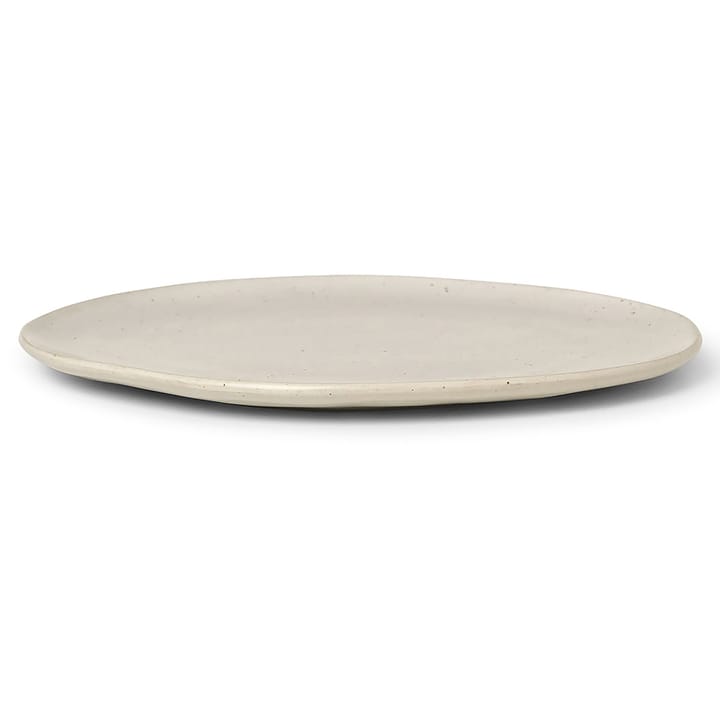 Flow lautanen 27 cm - Off-white speckle - Ferm Living