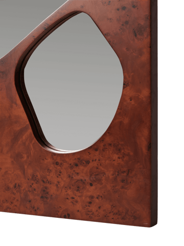 Folia peili - Dark stained burl, 82 cm - Ferm Living