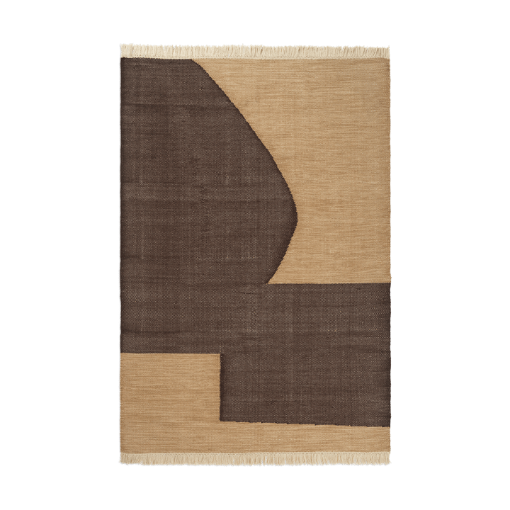 Forene matto - Tan-Chocolate, 140x200 cm - Ferm Living