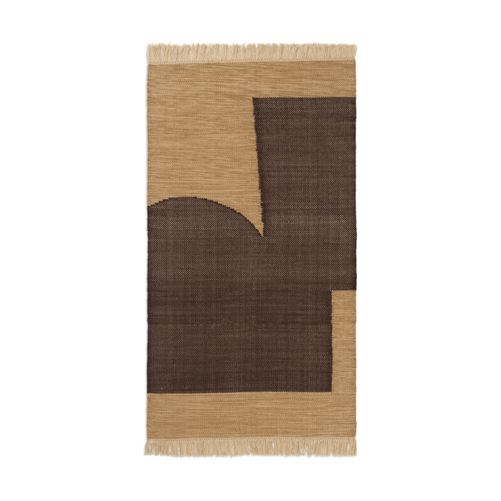 Forene matto - Tan-Chocolate, 80x140 cm - Ferm LIVING