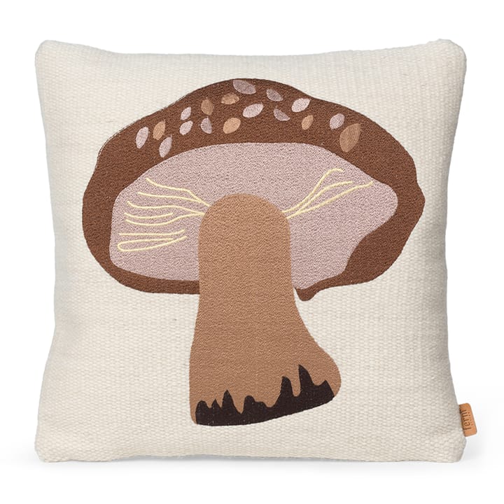 Forest kirjailtu tyyny 40x40 cm - Porcini - Ferm LIVING