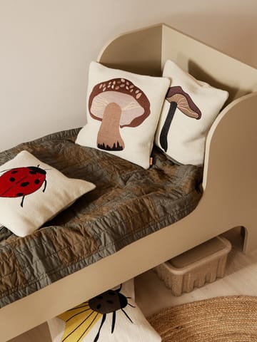 Forest kirjailtu tyyny 40x40 cm - Porcini - Ferm Living