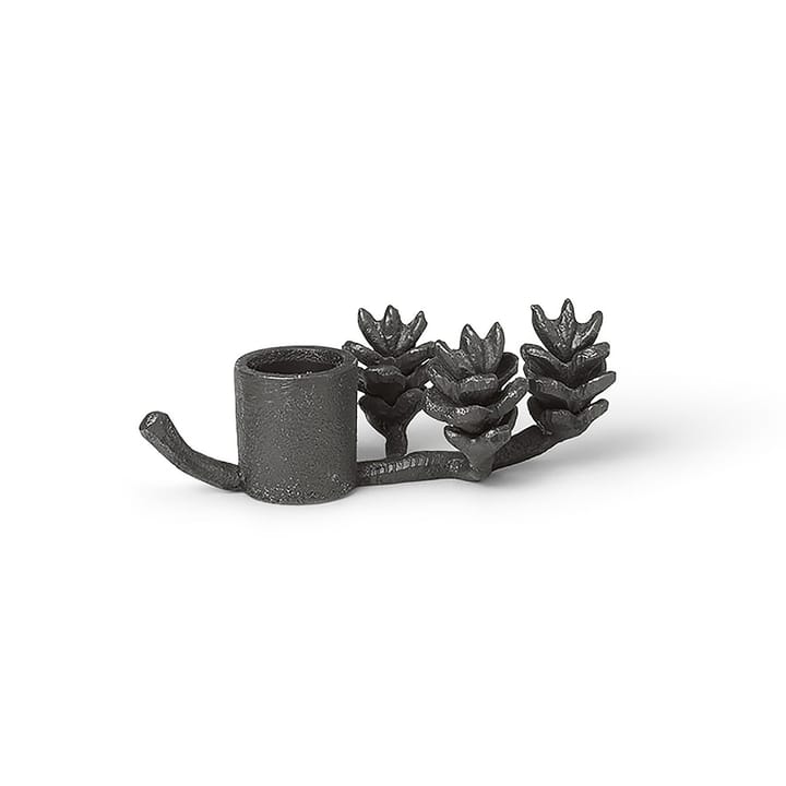 Forest kynttilänjalka 6 cm - Musta messinki - Ferm LIVING