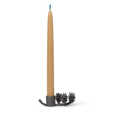 Forest kynttilänjalka 6 cm - Musta messinki - Ferm Living
