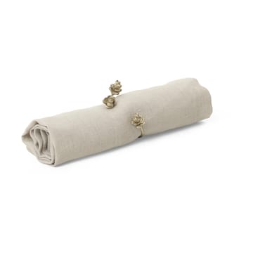 Forest lautasliinarengas 4-pakkaus - Brass - Ferm Living