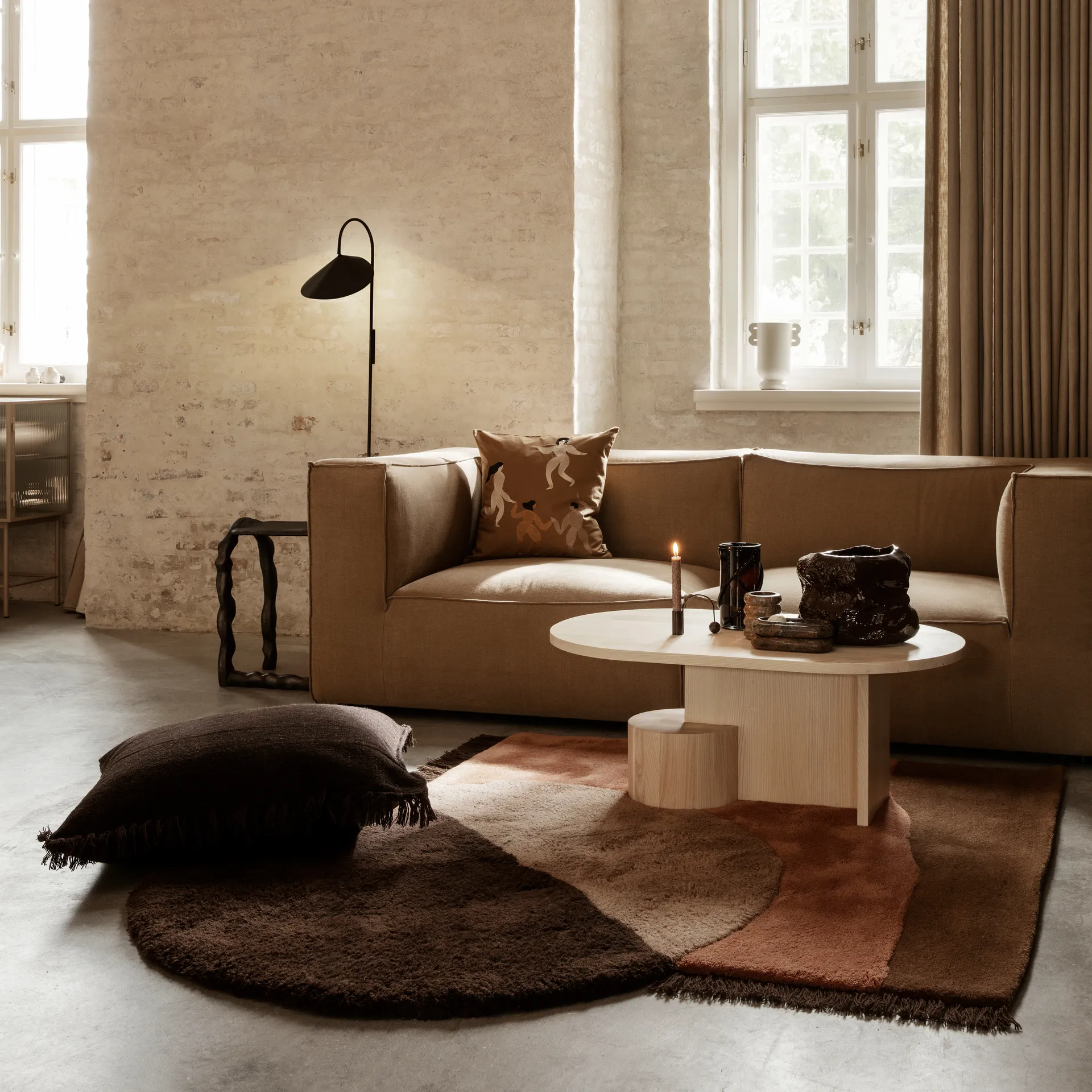 Free tyyny 50x50 cm, Sugar kelp Ferm Living