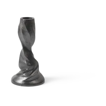 Gale kynttilänjalka 13 cm - Blackened Aluminium - Ferm Living