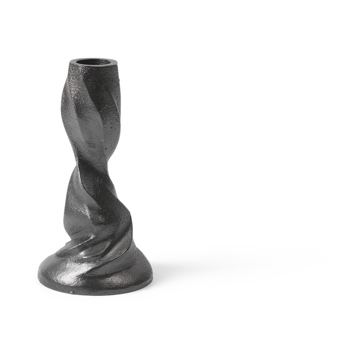 Gale kynttilänjalka 13 cm - Blackened Aluminium - Ferm LIVING