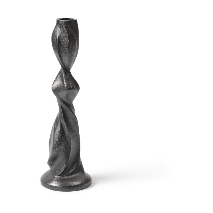 Gale kynttilänjalka 25 cm - Blackened Aluminium - Ferm LIVING