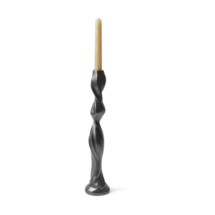 Gale kynttilänjalka 38 cm - Blackened Aluminium - ferm LIVING