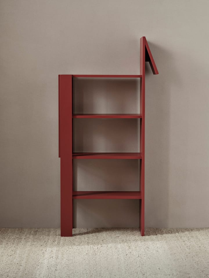 Giraffe kirjahylly 69x140 cm, Poppy Red Ferm Living