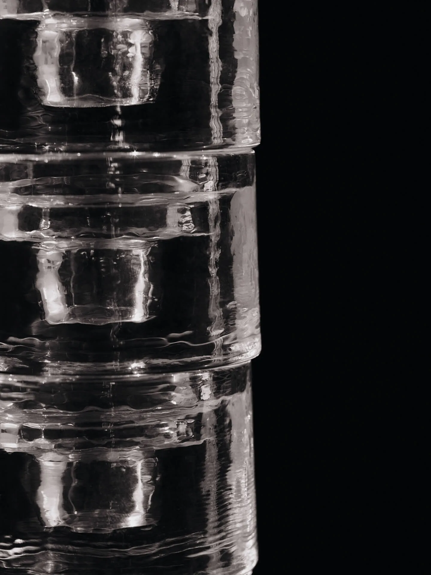 Gradia kynttilänjalka pyöreä Ø8 cm, Clear Ferm Living