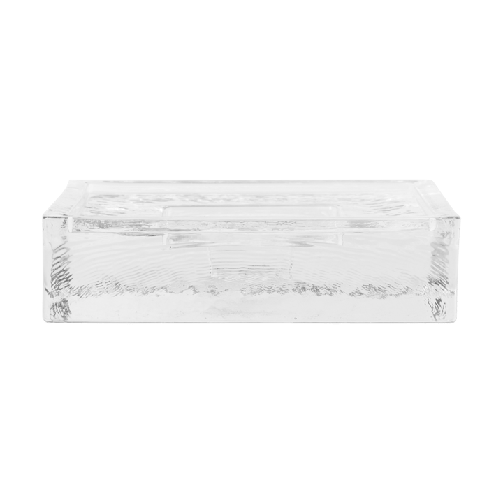 Gradia kynttilänjalka square 16x16 cm - Clear - Ferm Living