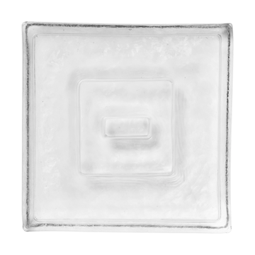 Gradia kynttilänjalka square 16x16 cm - Clear - Ferm Living