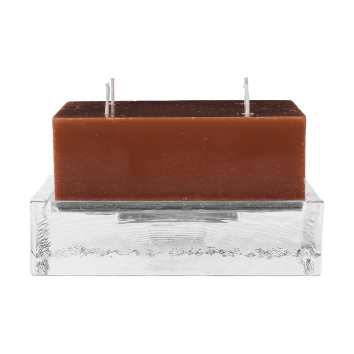 Gradia kynttilänjalka square 16x16 cm, Clear Ferm Living