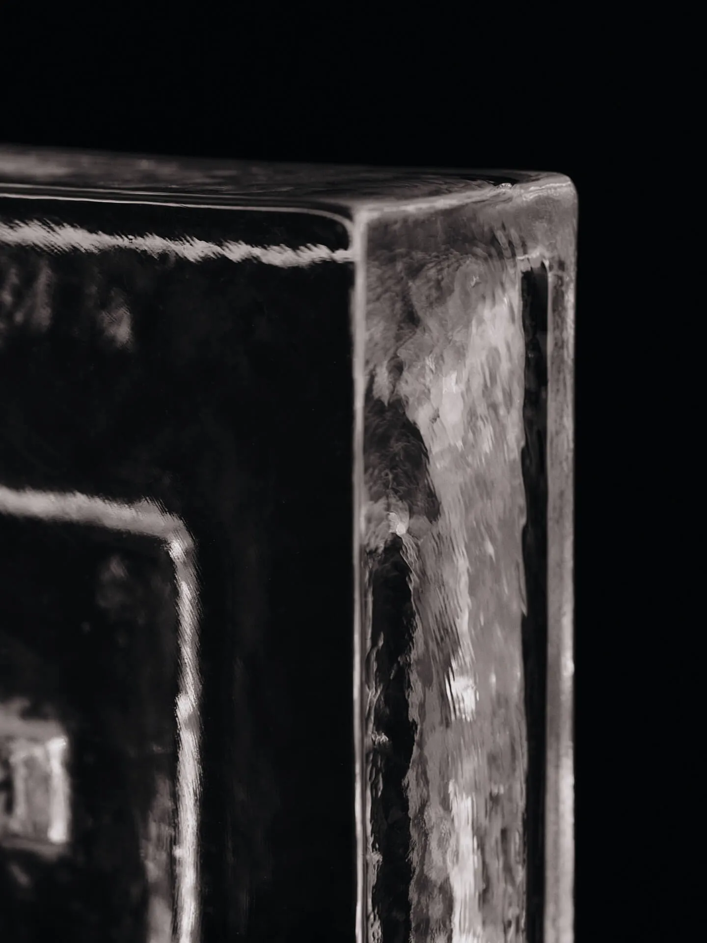 Gradia kynttilänjalka square 16x16 cm, Clear Ferm Living