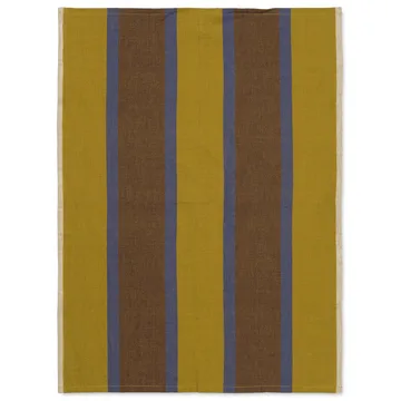 Hale keittiöpyyhe 50x70 cm - Lime-bright blue-chocolate - Ferm Living