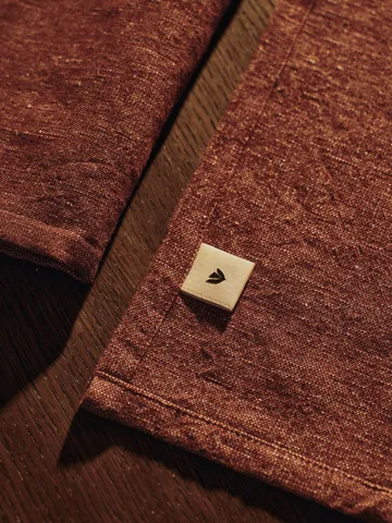 Hale lautasliina 4 kpl - Chestnut, 35×35 cm - Ferm Living