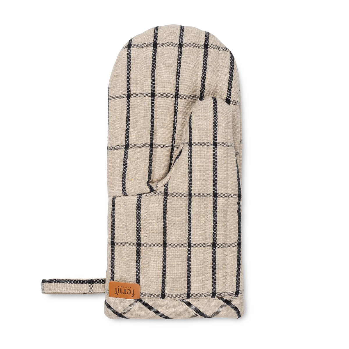 Ferm Living Hale patakinnas Hiekka-musta | Skandinaavinen Sisustus | Patalaput & Uunikintaat | Beige