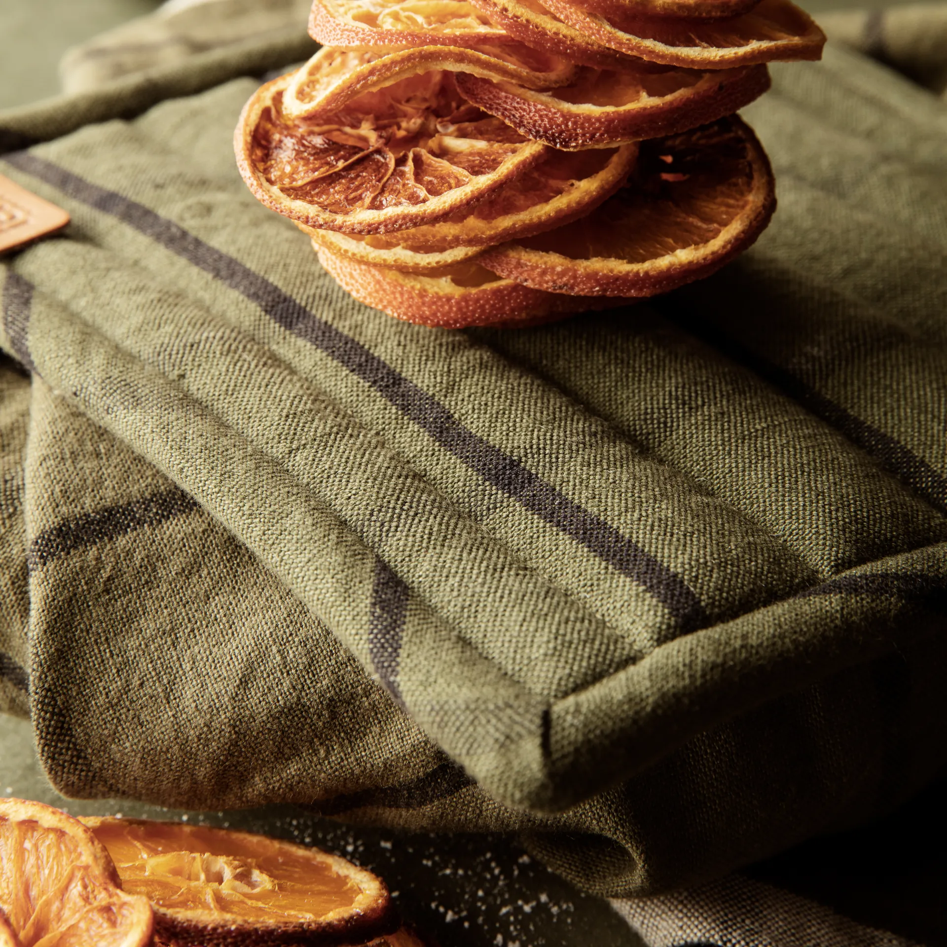 Hale patalappu, 2-pakkaus, Vihreä-musta Ferm Living