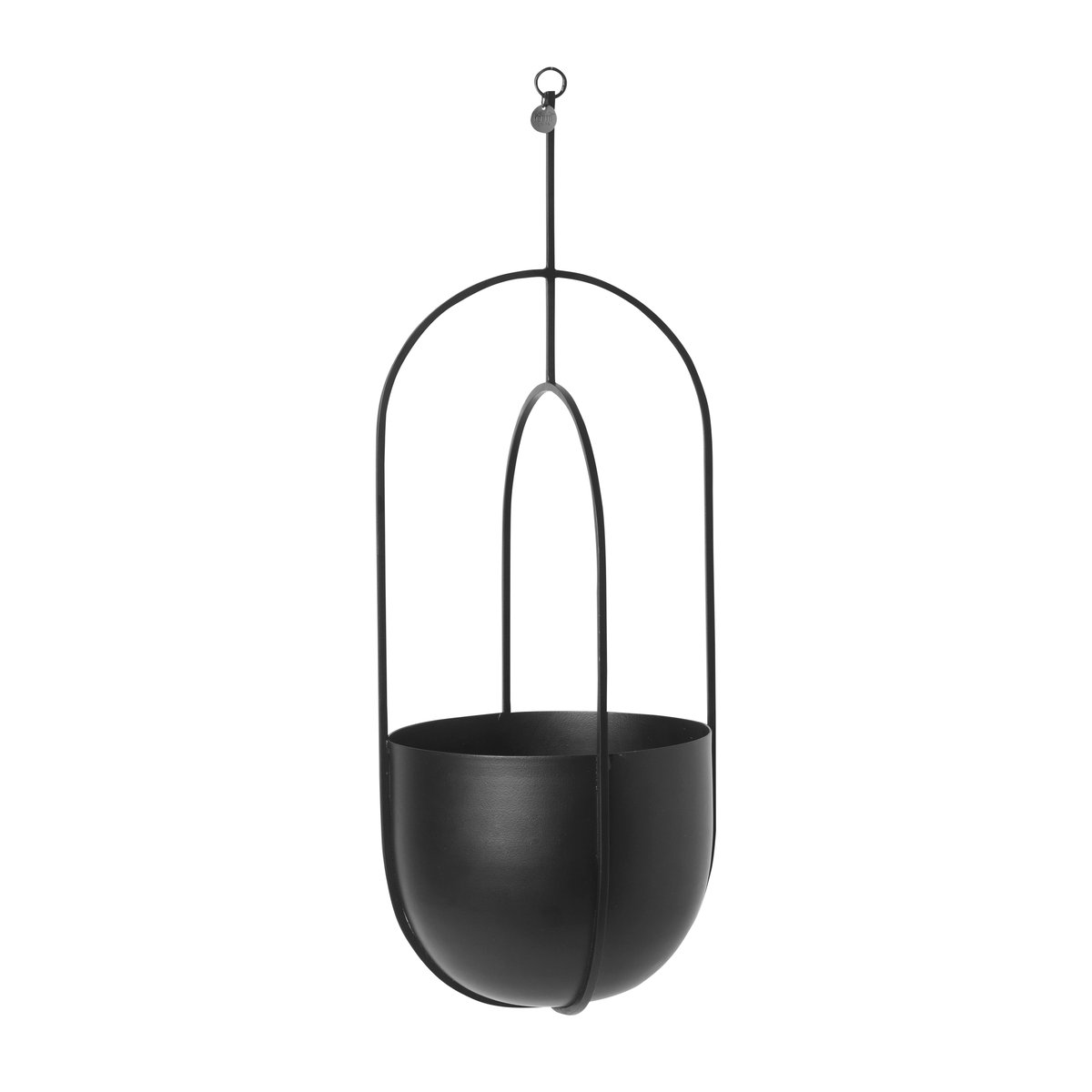 Ferm Living Hanging deco pot roikkuva ruukku 18.5 cm Musta