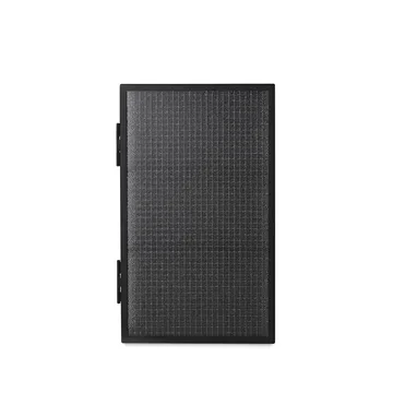 Haze seinäkaappi - Black, ruudullinen lasi - Ferm Living