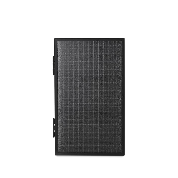 Haze seinäkaappi - Black, ruudullinen lasi - Ferm LIVING