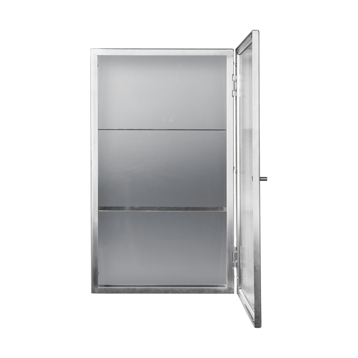 Haze seinäkaappi, Reeded glass - stainless steel Ferm Living
