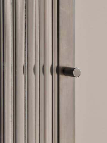 Haze seinäkaappi - Reeded glass - stainless steel - Ferm Living
